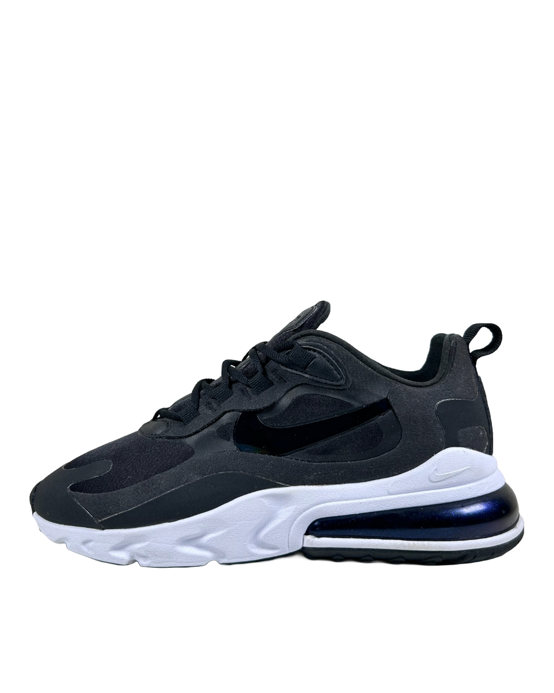 Nike Air Max 270 React Black White Iridescent