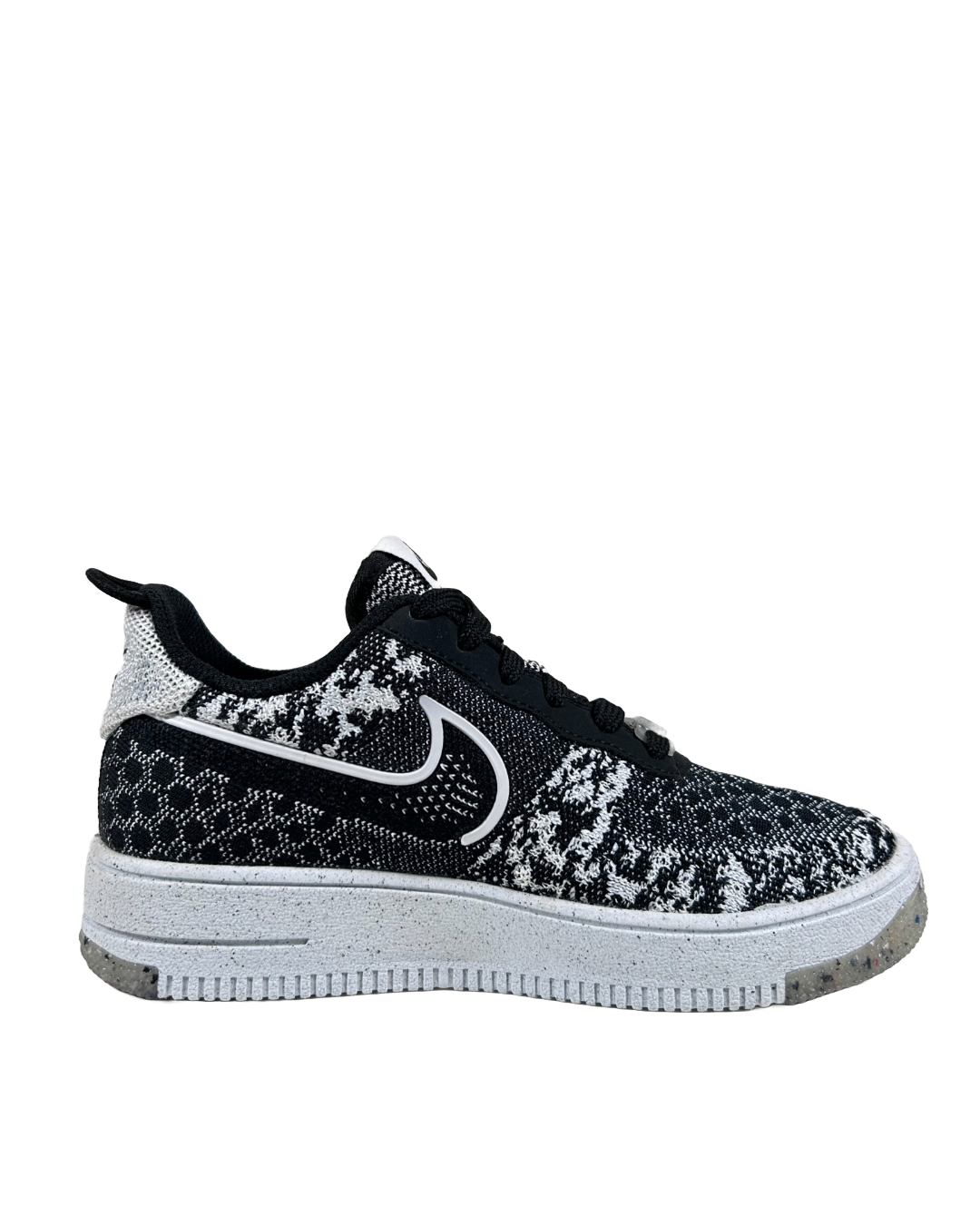 Nike Air Force 1 Low Crater Flyknit Black White