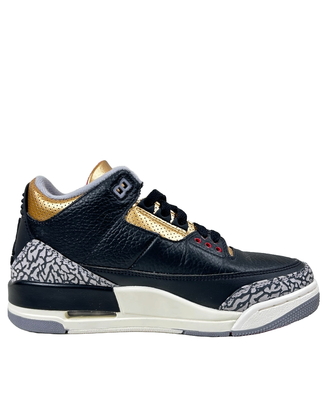 Air Jordan 3 Retro Black Cement Gold