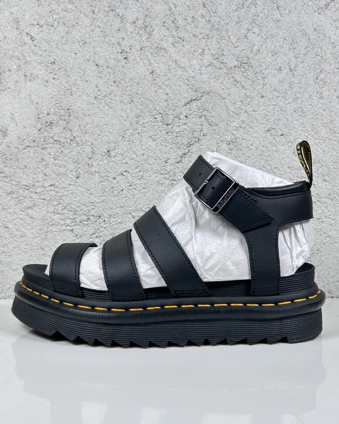 Dr. Martens Blaire Parchment Sandals Black