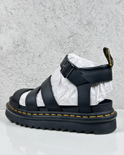 Dr. Martens Blaire Parchment Sandals Black