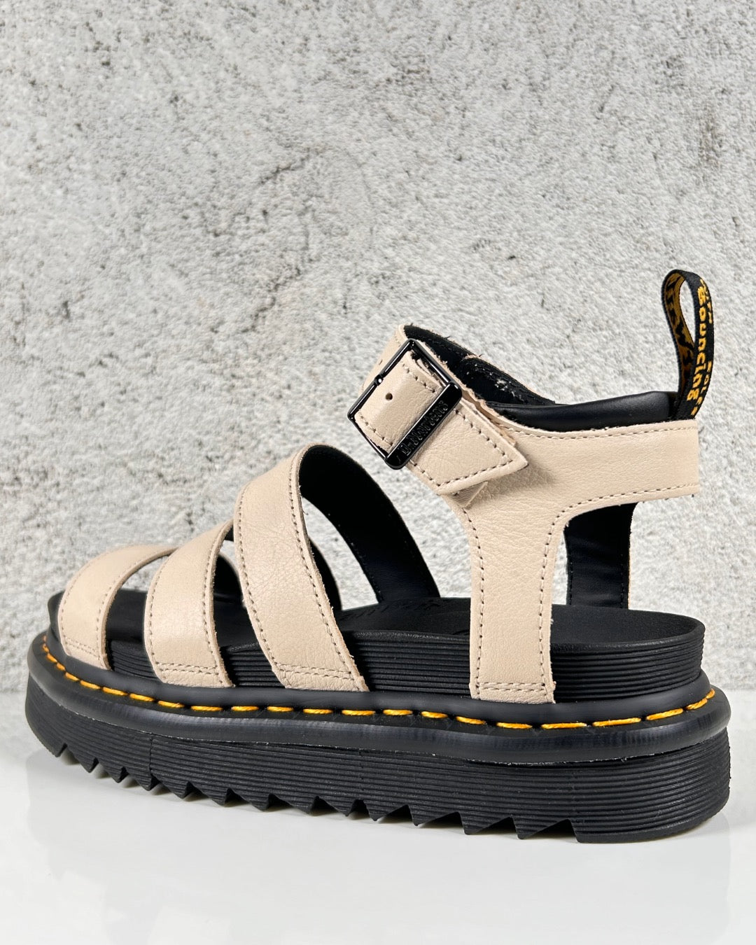 Dr. Martens Blaire Parchment Sandals Beige