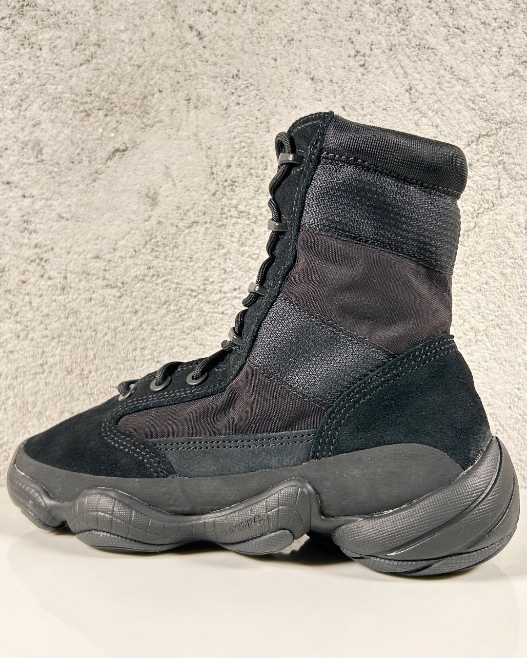 Yeezy 500 High Triple Black Tactical Boots