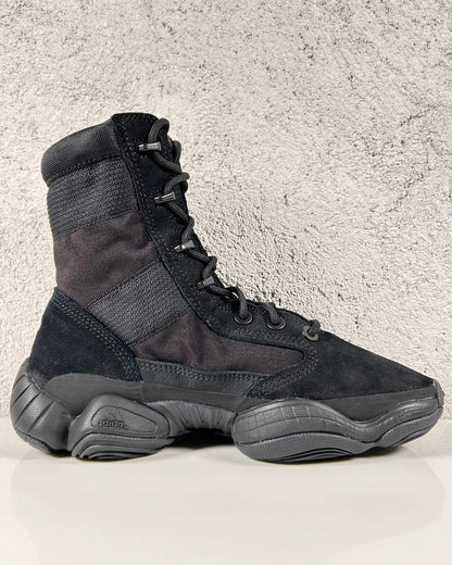 Yeezy 500 High Triple Black Tactical Boots