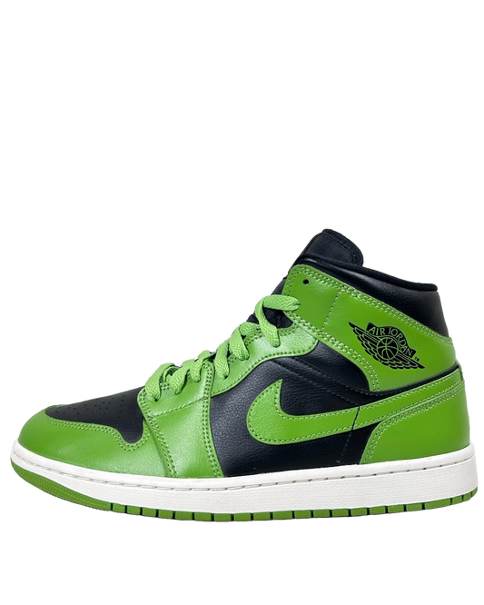 Air Jordan 1 Mid Green Black