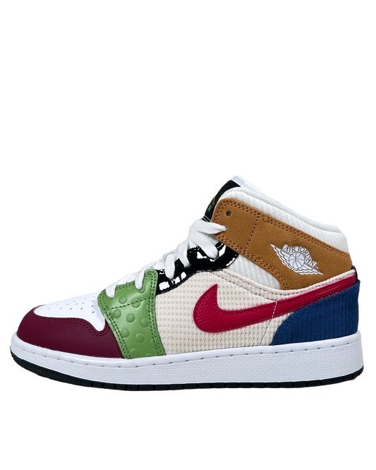 Nike Air Jordan 1 Mid SE Patchwork Messy Room